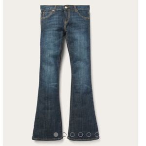 2 Pairs Stetson 816 CLASSIC BOOT CUT JEANS IN DARK WASH 18 Short